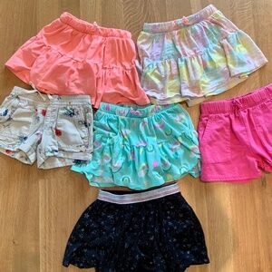 Girls Skirts/shorts - size 7/8